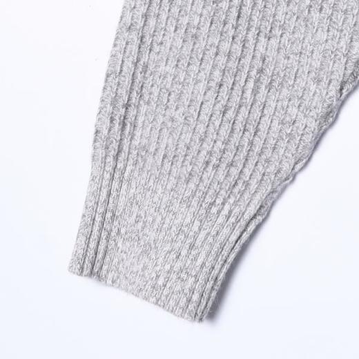 88105SDSA男士秋冬新款痞帅男装韩版亨利领竖纹针织衫百搭慵懒风毛衣 商品图3