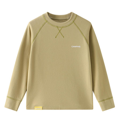 【南瓜拿铁】COO ENERGY儿童秋冬「德绒」柔软保暖运动风打底上衣 110-170 商品图4