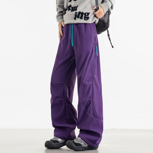 蓝*同款！【Schenvega 户外三防耐磨情侣工装裤】臻选品质面料 软糯亲肤 防污 抗皱 防风 防水 耐磨 透气 上身舒爽 不压身高 788 商品图0