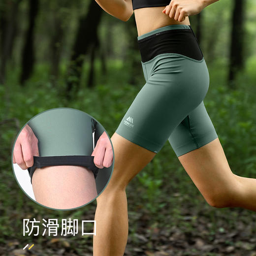 奥尼捷运动压缩裤女户外健身跑步五分紧身裤马拉松训练越野跑短裤 商品图3