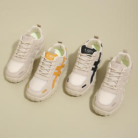 2个款式【轻梵 冰丝网面内增高老爹鞋】冰丝透气科技 双脚自由呼吸 创新冰丝网面材质 打造360循环透气系统 复刻经典老爹鞋廓形 复古拼色设计流畅线条 轻松驾驭潮流街头风格