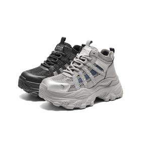 BF楼百丽厚底增高高帮老爹鞋女25冬季新款加绒休闲运动鞋子E6N1DDD5