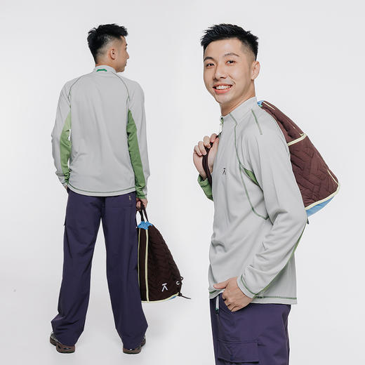 【品牌特惠】ACMEITEM爱棵米 半拉链撞色长袖TGAG3340842E 商品图1