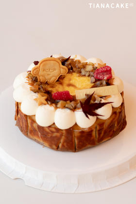 五寸红茶栗子巴斯克