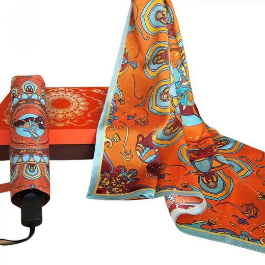 敦煌文创 敦煌奇象之缘-丝巾礼盒 商品图5