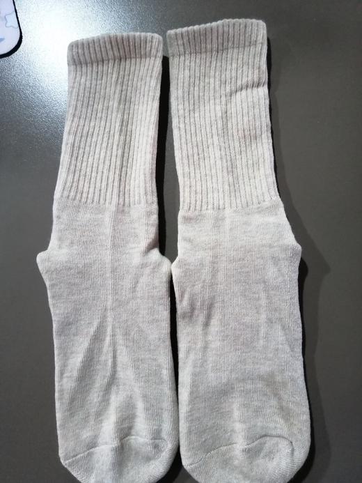 哈瓦塔爆款纯棉(中筒)加厚毛线防滑单面圆头袜H160123 商品图8