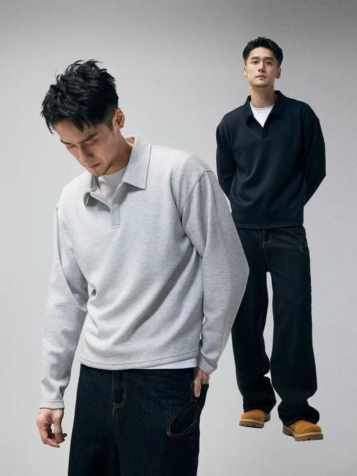 格桑米Gesamy男士假两件Polo衫 | 专柜秋季上新，不用费心搭配就能叠穿轻松拿捏高级感【预售3-7天发货】 商品图1