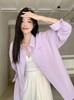 香芋紫牛仔衬衫，气质女人，今年一定要穿紫色【3-5天发货】 商品缩略图5