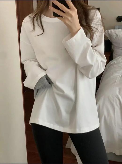 【99元两件！】双面澳绒磨毛T恤 ｜ 秋冬穿搭扛把子！时髦又百搭 商品图1