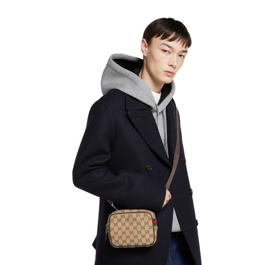 GUCCI 古驰 女士GG帆布迷你单肩包 混色 834268 FAEON 9750 商品图3