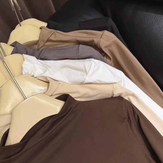 【买一送一】49抢两件 奶皮子打底衫 软软糯糯超级好穿 德芙半高领打底衫 可单穿可叠穿 丝滑入骨 融入肌肤 遮肉显瘦巨百搭 商品图11