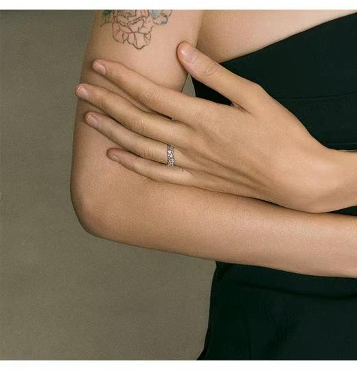 董洁同款高颜值925银蕾丝戒指活口 商品图9