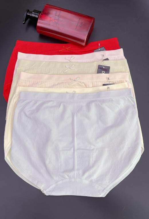 莫代尔裸氨内裤中腰包臀舒适透气女士内裤1215122 商品图1