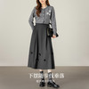 【10/1新品】熙世界「一路生花」立体花朵灰色半身裙女秋冬新款中长款a字裙子 商品缩略图2