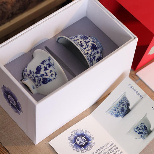 “故宫600年双杯重逢原韵再造官方IP出品”上新了故宫 镜像传奇 陶瓷茶杯 双杯礼盒装 商品图7