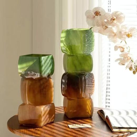 娜家中古琉璃花瓶 商品图0