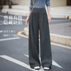 【10/1新品】熙世界早八通勤西装裤女2025秋季新款高级感休闲宽松直筒阔腿裤子 商品缩略图1