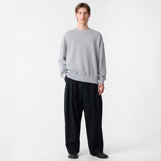 STUDIO NICHOLSON X BEAMS PLUS 联名款羊毛宽松廓形双摺长裤 商品图1