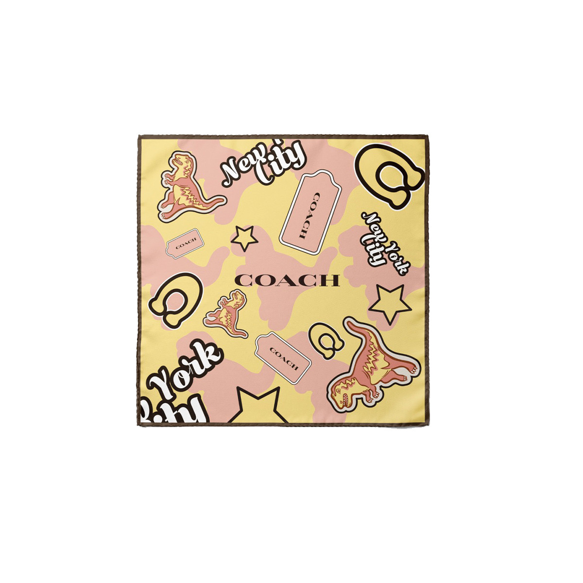 COACH-HZB COACH 蔻驰日常化妆布【两种颜色随机发】约42*45CM