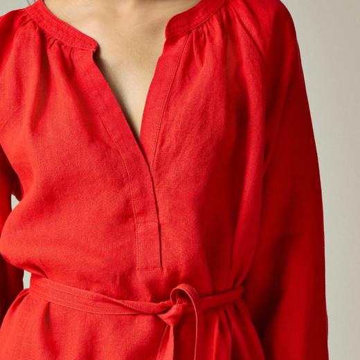 好折！Jcrew亚麻气质长袖连衣裙 只要￥299直邮到手 商品图5