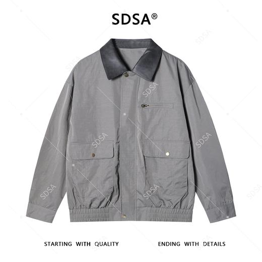 J5619SDSA男士秋冬新款痞帅男装韩版多口袋拼接翻领夹克时尚百搭外套 商品图1