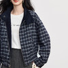 【10/1新品】熙世界正反两穿花苞棒球服夹克女2025秋冬新款复古撞色格纹短外套 商品缩略图3