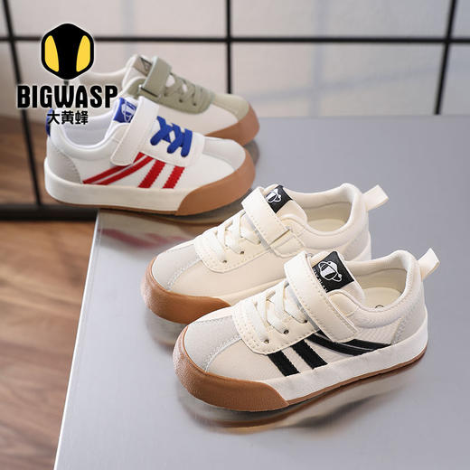 大黄蜂合集童鞋儿童板鞋秋季皮面防水男女童运动鞋鞋潮童休闲鞋25-38 商品图3