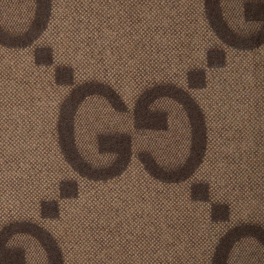 GUCCI 古驰 女士双面超级双G山羊绒斗篷 棕色 774308 4GABX 9764 商品图1