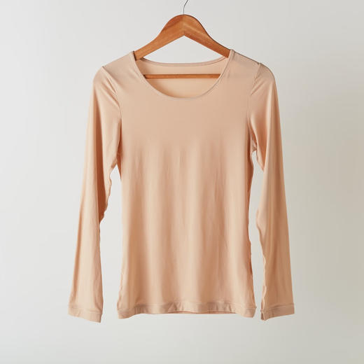  女士秋冬高弹力保暖内衣圆领秋衣秋裤 商品图3