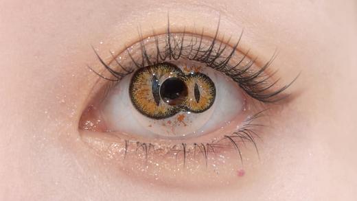 Paprikacon小辣椒日抛·双生血瞳/金目重曈·14.5mm大着色·日抛2片/盒 商品图4