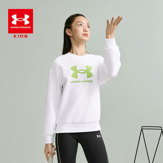 【12月-特惠福利】Under Armour安德玛儿童基础款圆领套头卫衣253303511超低折扣 商品图1