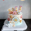 国潮祝寿平安喜乐蛋糕（装饰为巧克力可食用） 商品缩略图0