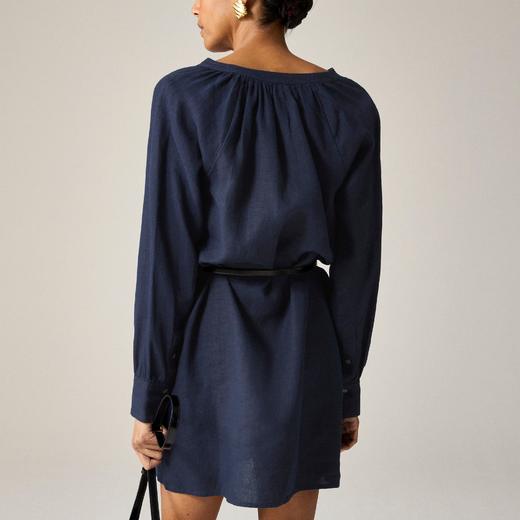好折！Jcrew亚麻气质长袖连衣裙 只要￥299直邮到手 商品图3