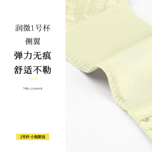 淡写清欢 文胸(VIP)【小胸专用 一穿就聚】小胸显大聚拢无钢圈调整型文胸 商品图5