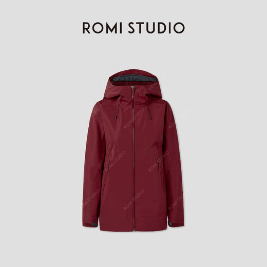 ROMI STUDIO“轻量风度”防风防水户外运动冲锋衣长款RWCAW85990【下架】 商品图0