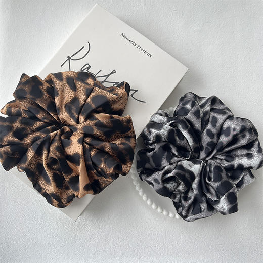 气质缎感豹纹发圈XD-纪念日百货门店同款166599682 商品图0