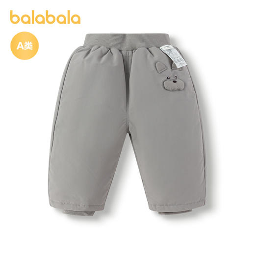 巴拉巴拉儿童羽绒裤男童冬季女童保暖裤加厚立体充棉小动物可爱萌 商品图4