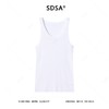 SDSA男士秋冬新款痞帅男装潮牌纯色休闲背心百搭设计师潮流上衣 商品缩略图0