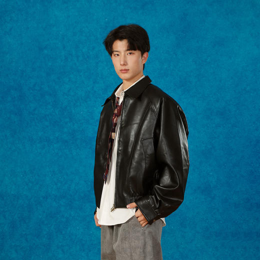 复古皮衣外套-纪念日百货门店同款164901585 商品图1