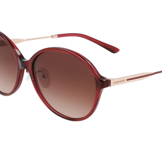 7883901132823 卡尔文克雷恩Calvin Klein 【商场同款】CK新品欧美椭圆时尚大框优雅复古休闲太阳镜墨镜女 商品图2