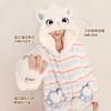 【门店】奶糖派睡袍冬季雪妃绒新款毛绒女保暖家居服彩虹猫开襟斗篷睡袍 商品缩略图2