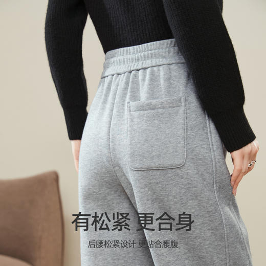 【国庆大降价！奥粒绒运动裤！亏本售】逸阳冬季加绒加厚宽松休闲高腰萝卜裤1843 商品图6
