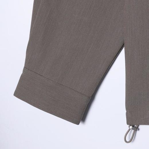 83617SDSA秋冬新款痞帅男装纯色半拉链翻领卫衣下摆松紧设计百搭上衣 商品图4