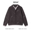 9936SDSA男士秋冬新款痞帅男装韩版撞色翻领净版假两件毛衣宽松百搭 商品缩略图1