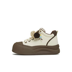 【云粉节】BF楼天美意冬新款休闲百搭厚底运动户外女板鞋BK432DD5吊牌价859活动价539