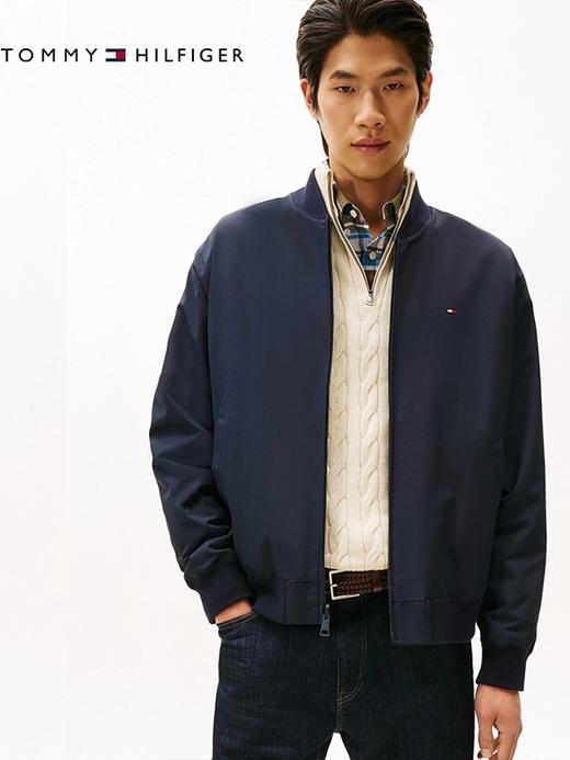 TOMMY 针织衫(AB面穿)男  MW40194-DW5 藏青色. 商品图0