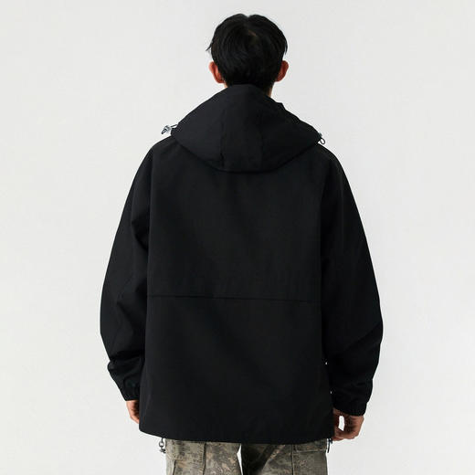 半身缘男装 春季运动条纹宽松户外机能工装夹克外套261112U01310044 商品图4