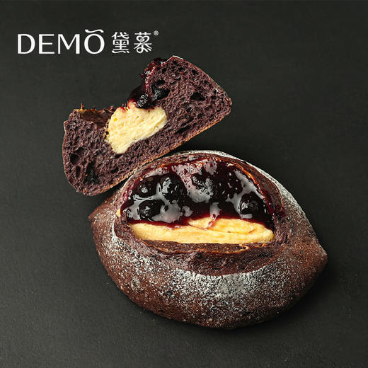 蓝莓桑葚乳酪包|Blueberry Mulberry cheese bread 商品图0