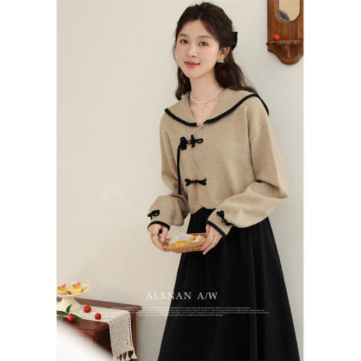 鹿向南《时光恋人》春秋时尚连衣裙LXN322118 商品图0