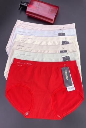 莫代尔裸氨内裤中腰包臀舒适透气女士内裤1215121